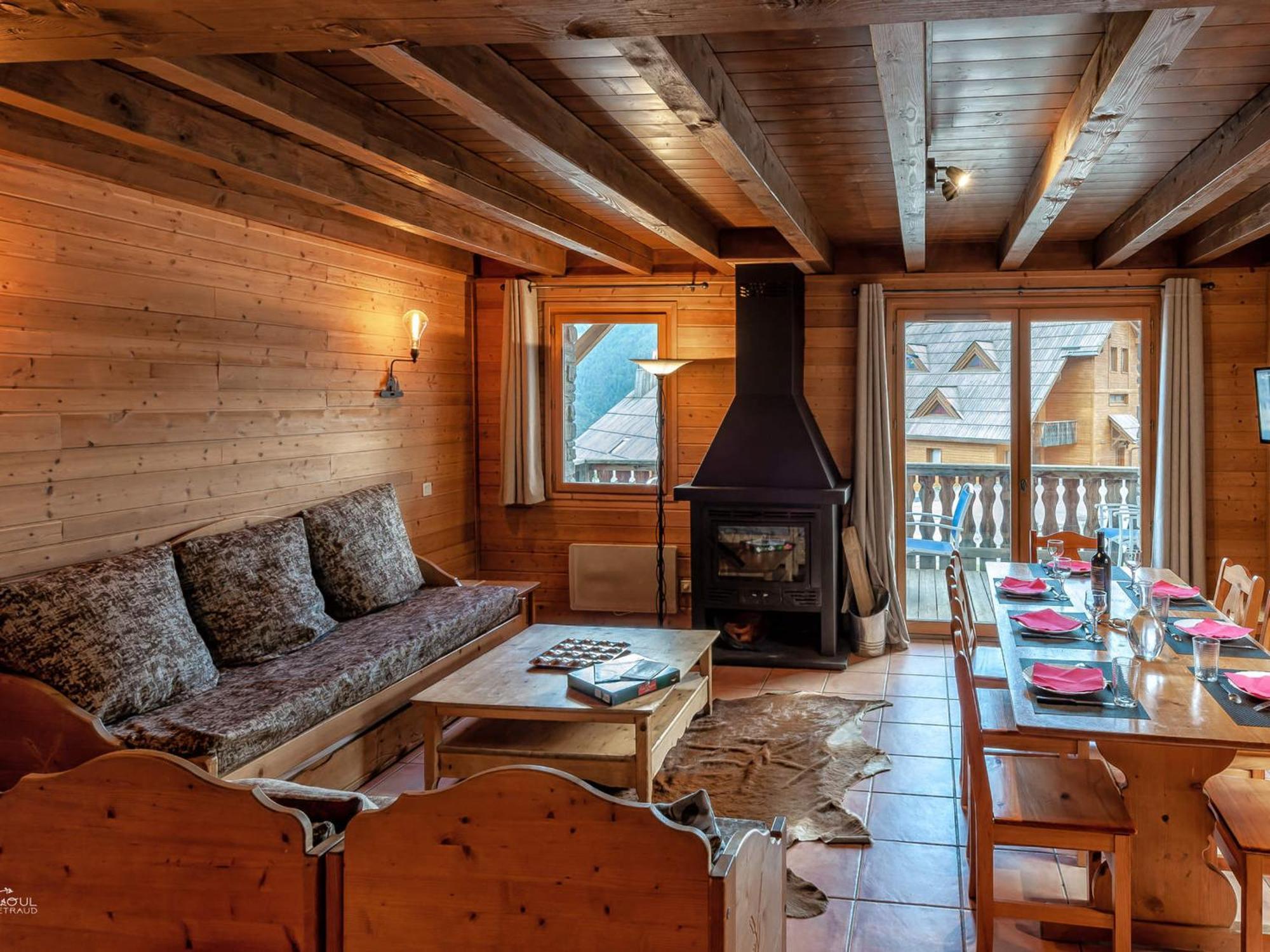Chalet En Bois Avec 3 Chambres A Pra Loup - Fr-1-165A-47 Uvernet-Fours Exterior photo